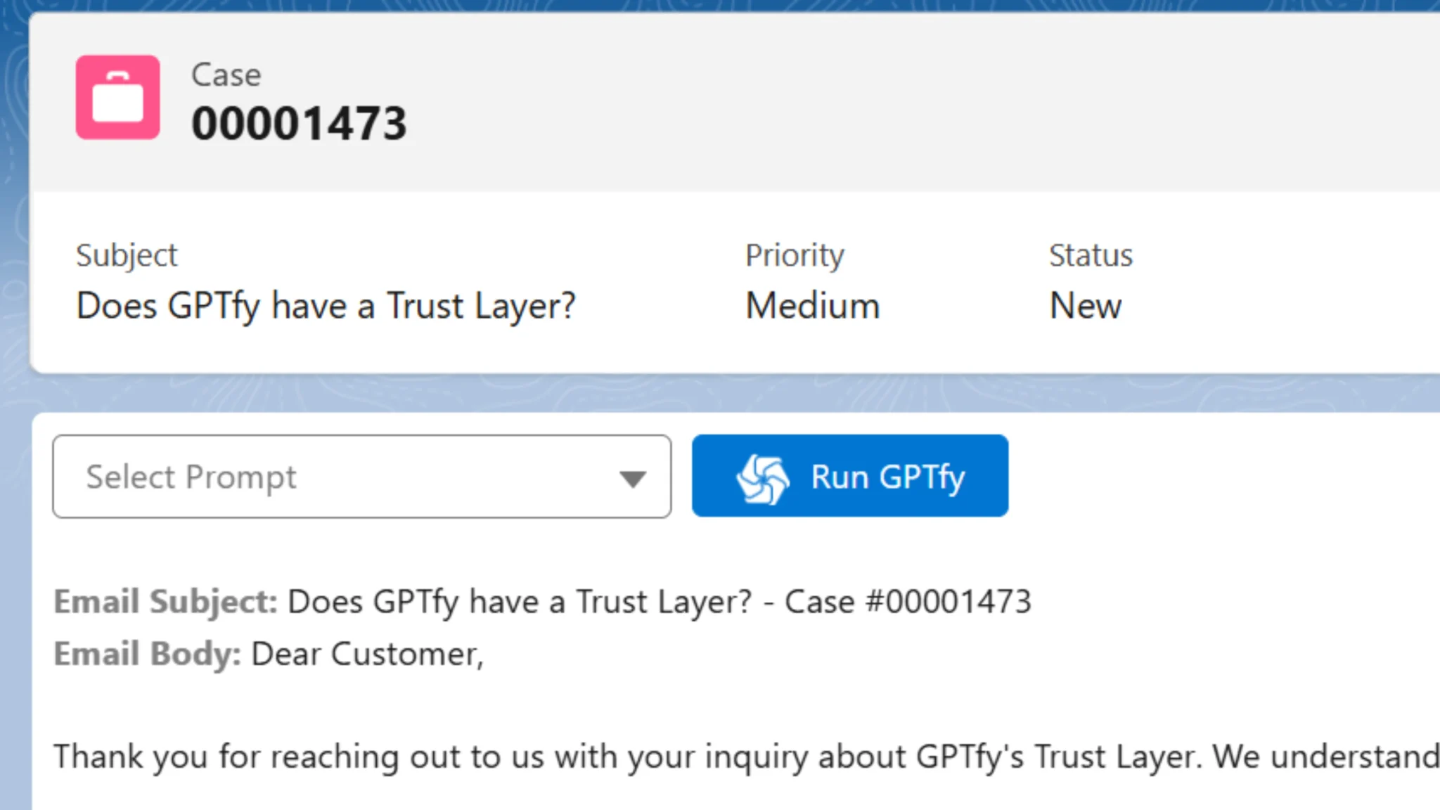 Seeing It In Action: A Live Example - Automated Response: The system crafts a conversational