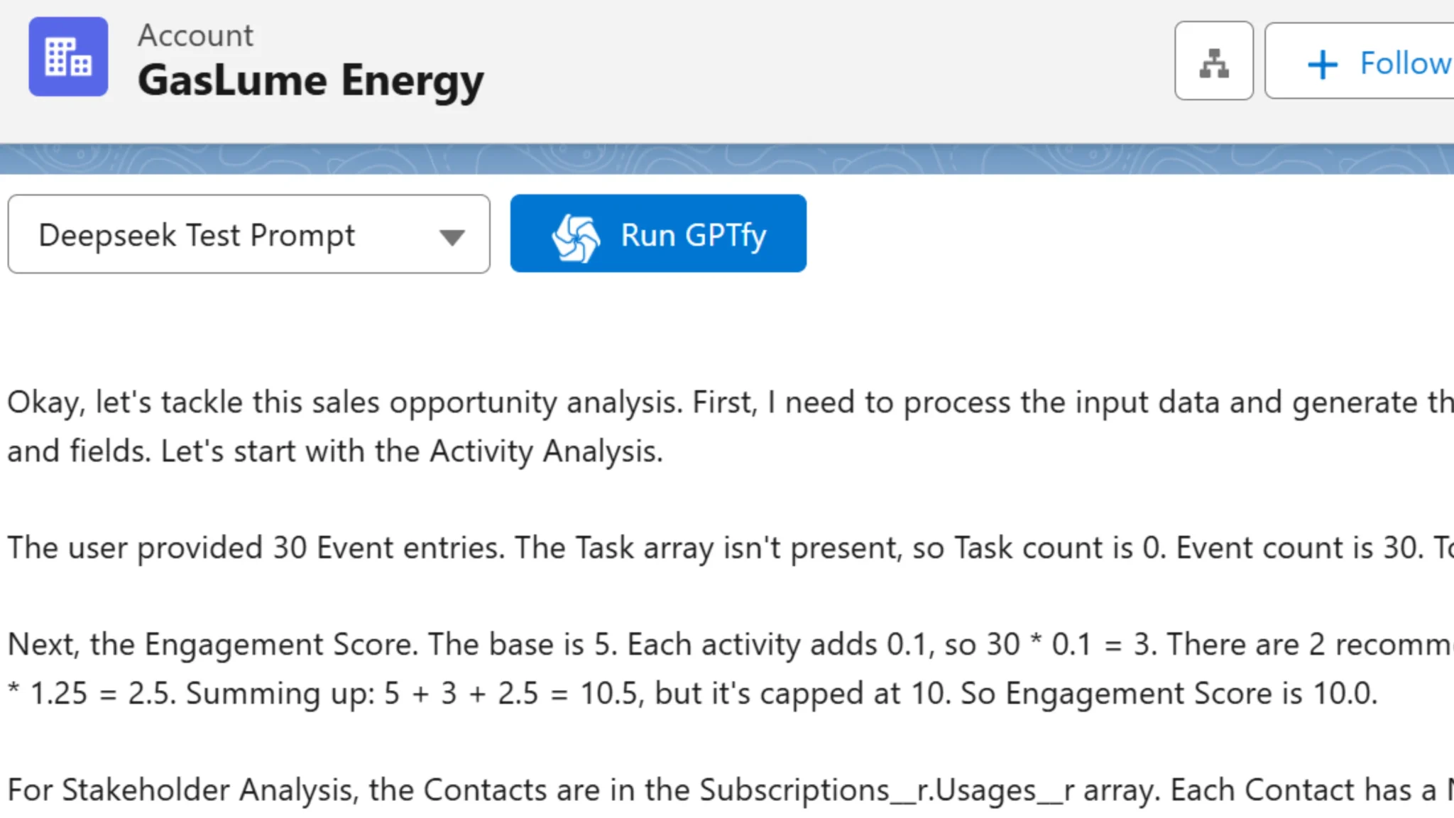 Use Case: Data-Driven Sales Opportunity Analysis - Here's an example of DeepSeek R1 in action: