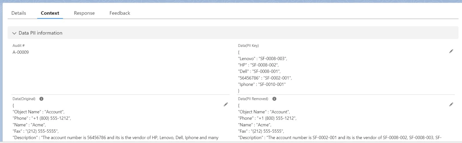 GPTfy Security Layer Process Flow - Data Security Grounding