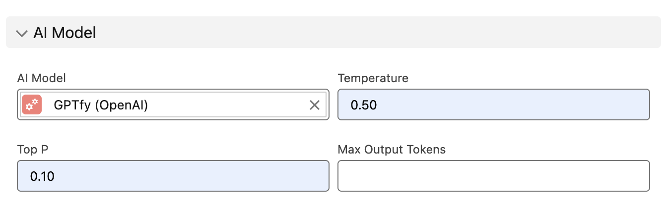 AI Model Configuration - The first line of defense happens at the
