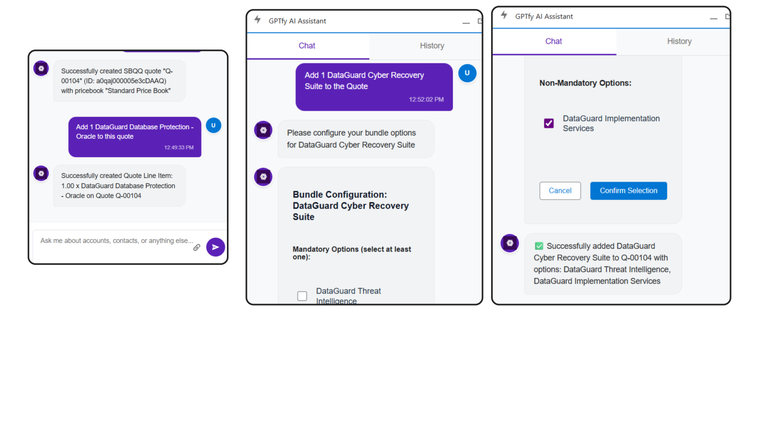 The Bundle Configuration Problem - Consider a bundle called "Dataguard Cyber Recovery Suite."