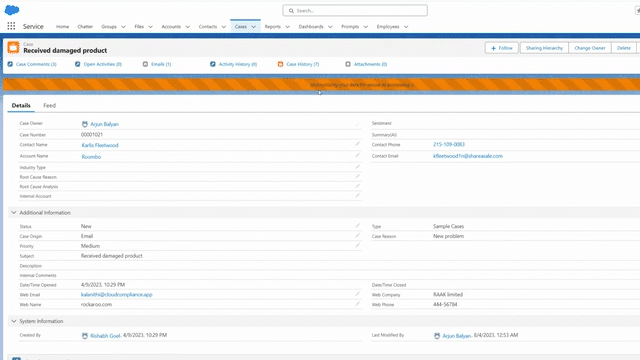 Personalised Automated Email