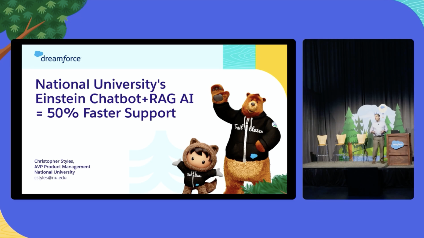 NU's Einstein Chatbot + RAG AI = 50% Faster Support - Webinar Banner