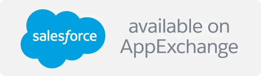 Available on Salesforce AppExchange