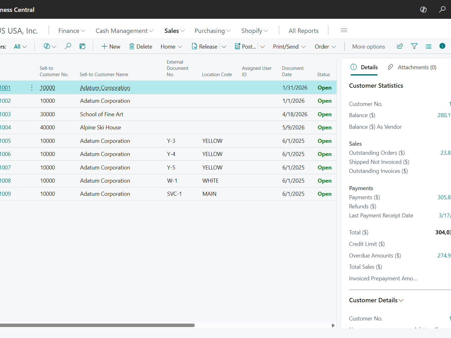See Orders Before Calls