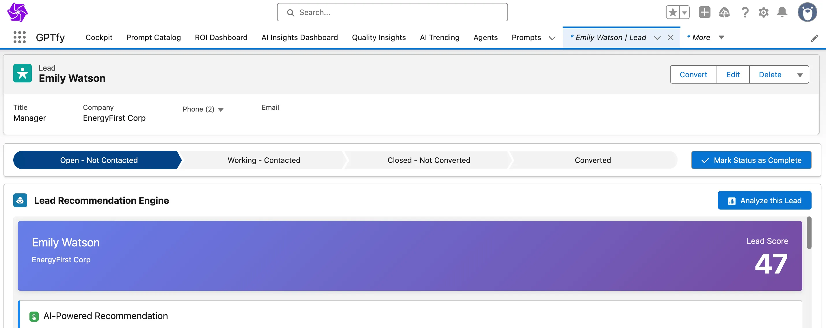 Real-Time Conversion Probability