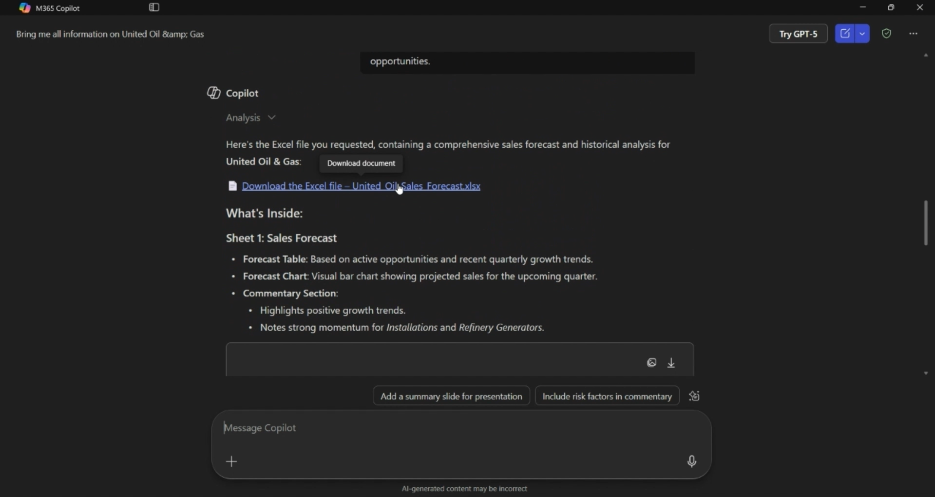 GPTfy Microsoft Excel Integration for Technical Directors - Secure Salesforce Data Access