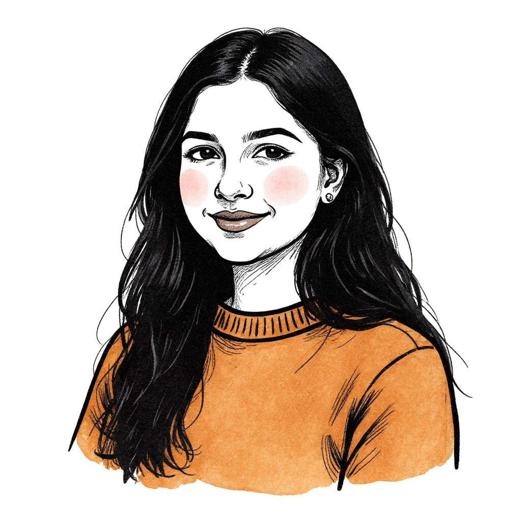 Khushi Mor - Illustrated portrait