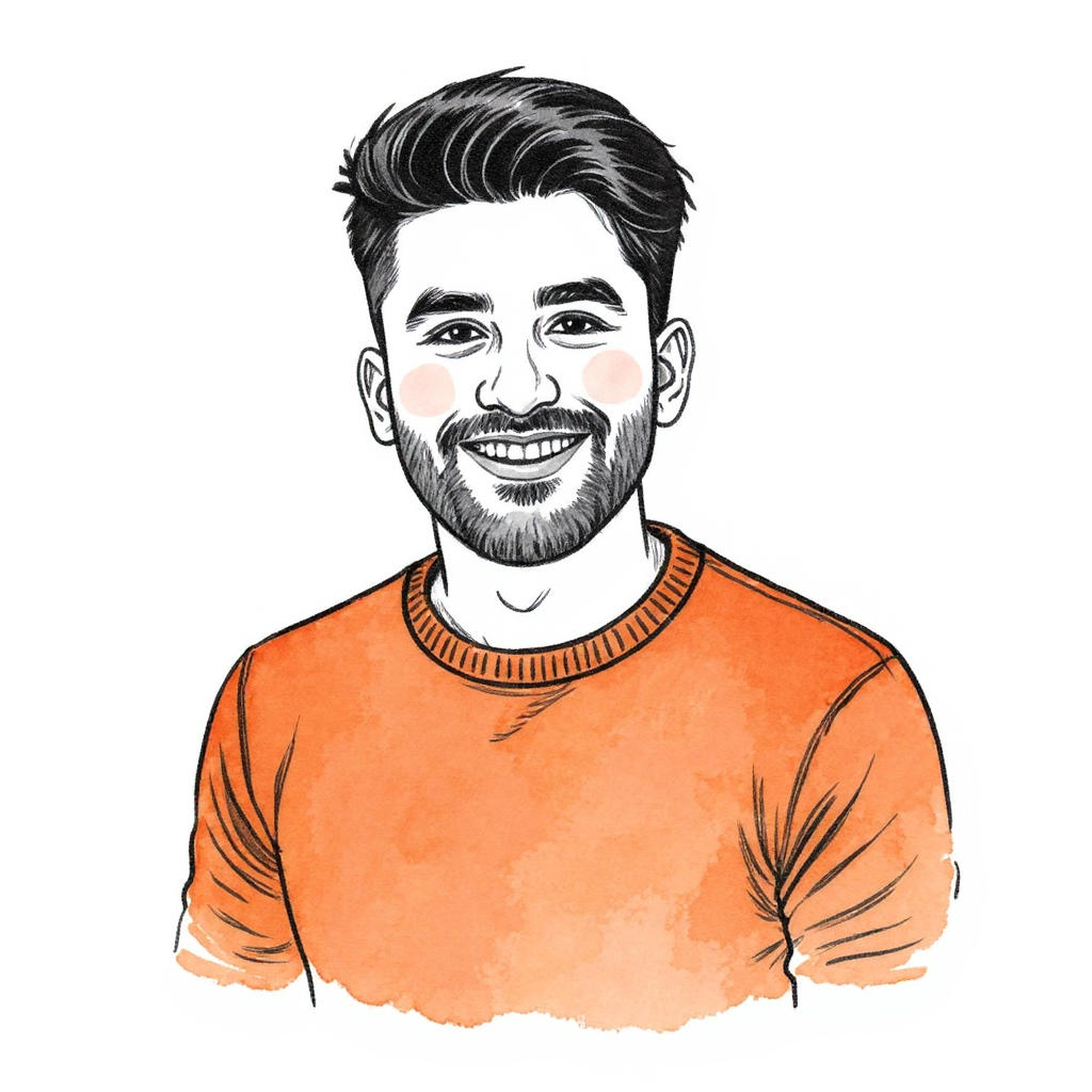 Ujjwal Katyal - Illustrated portrait