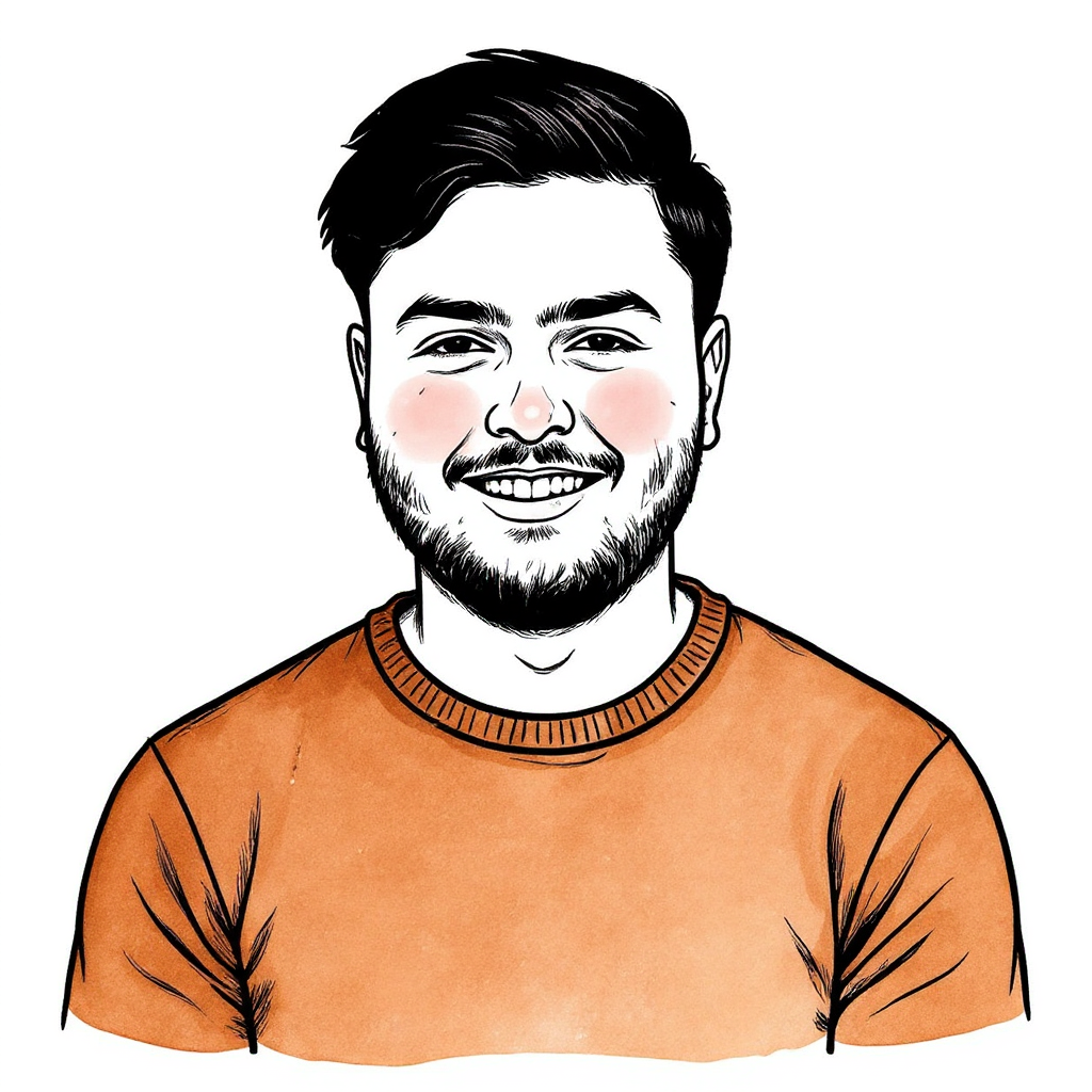 Vivaan Lakhotia - Illustrated portrait