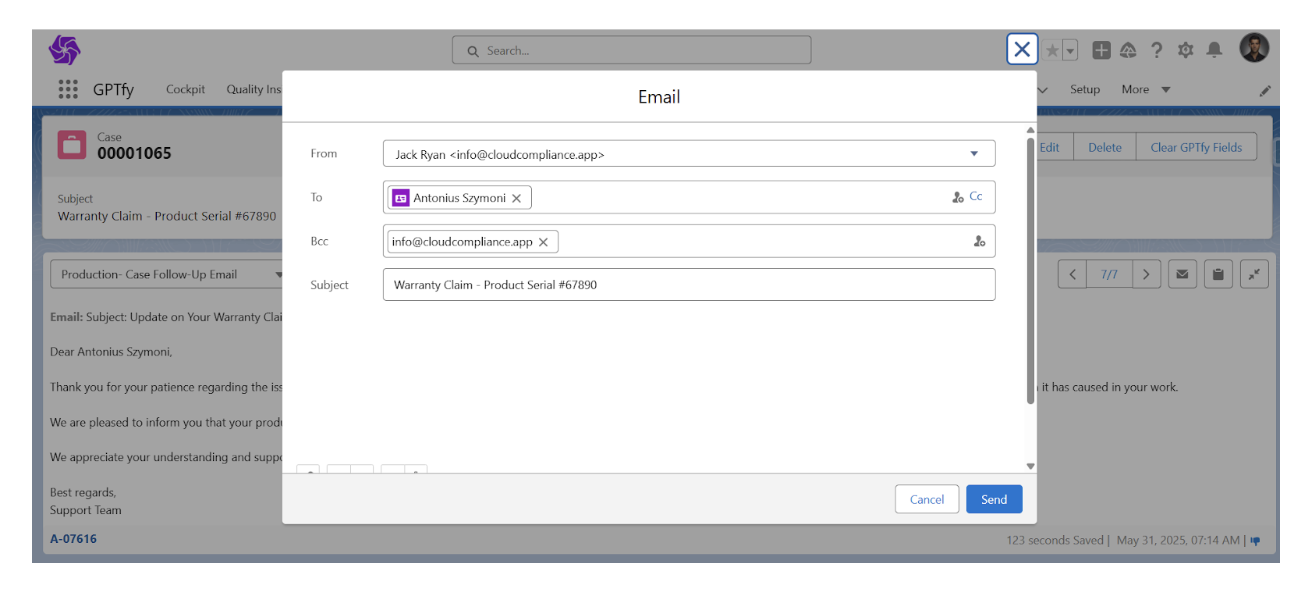 Operations ROI demonstration