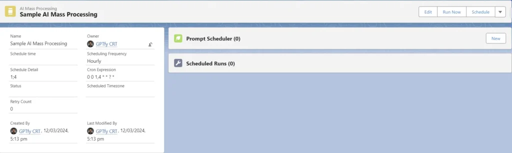 AI Mass Processing Task Scheduling Dashboard